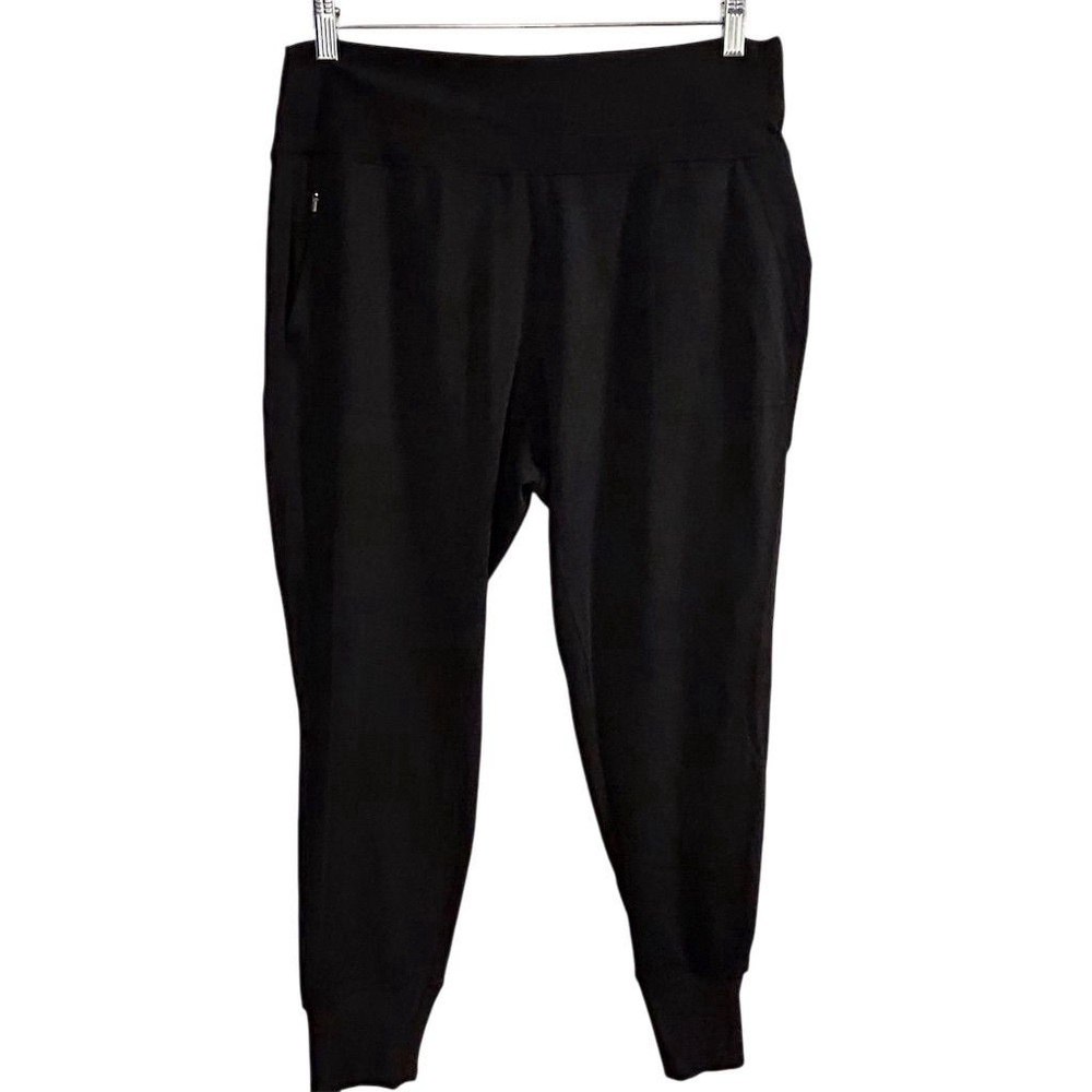 Athleta Women's XL Black Jogger Pants Casual Tapered Pull-On Style